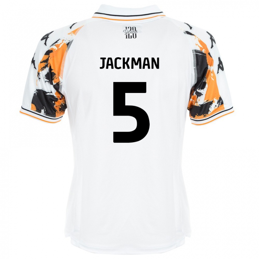 Niño Camiseta Ellice Jackman #5 Blanco 2ª Equipación 2024/25 La Camisa México