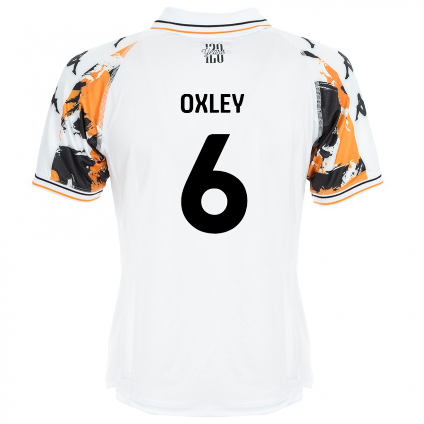 Niño Camiseta Tilly Oxley #6 Blanco 2ª Equipación 2024/25 La Camisa México