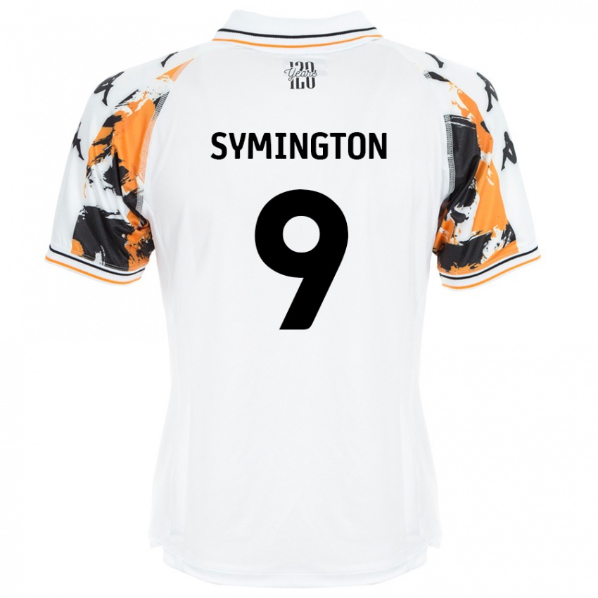 Niño Camiseta Jo Symington #9 Blanco 2ª Equipación 2024/25 La Camisa México