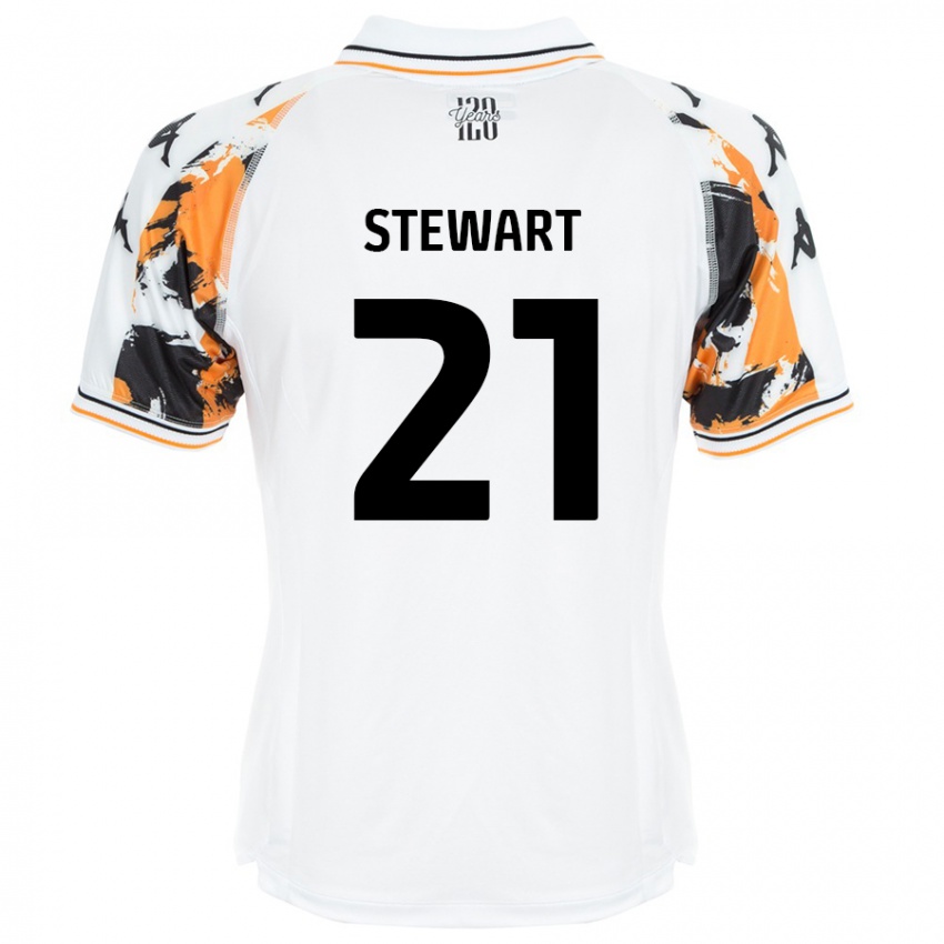 Niño Camiseta Alice Stewart #21 Blanco 2ª Equipación 2024/25 La Camisa México