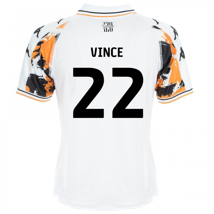 Niño Camiseta Anna Vince #22 Blanco 2ª Equipación 2024/25 La Camisa México