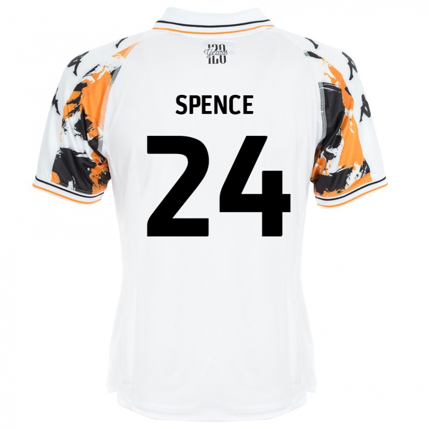 Niño Camiseta Emily Spence #24 Blanco 2ª Equipación 2024/25 La Camisa México