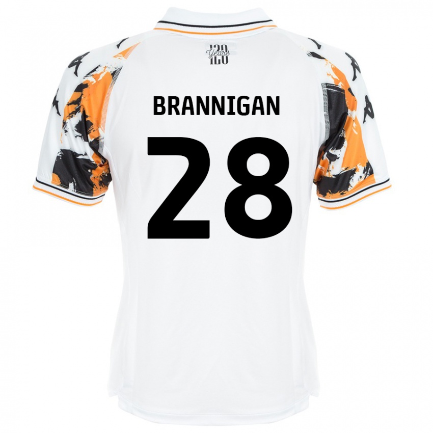 Niño Camiseta Aoife Brannigan #28 Blanco 2ª Equipación 2024/25 La Camisa México