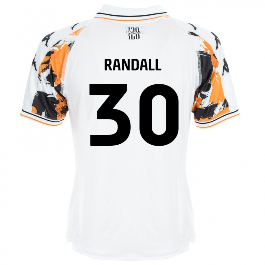 Niño Camiseta Jennifer Randall #30 Blanco 2ª Equipación 2024/25 La Camisa México