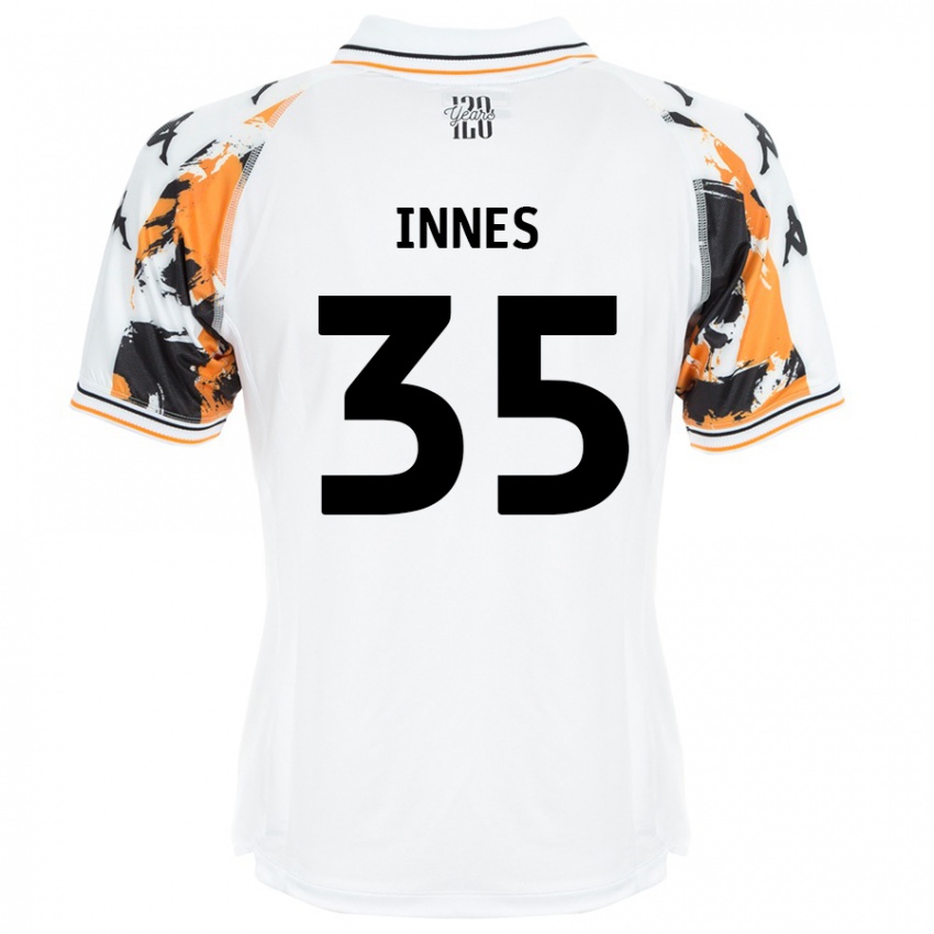 Niño Camiseta Emma Innes #35 Blanco 2ª Equipación 2024/25 La Camisa México