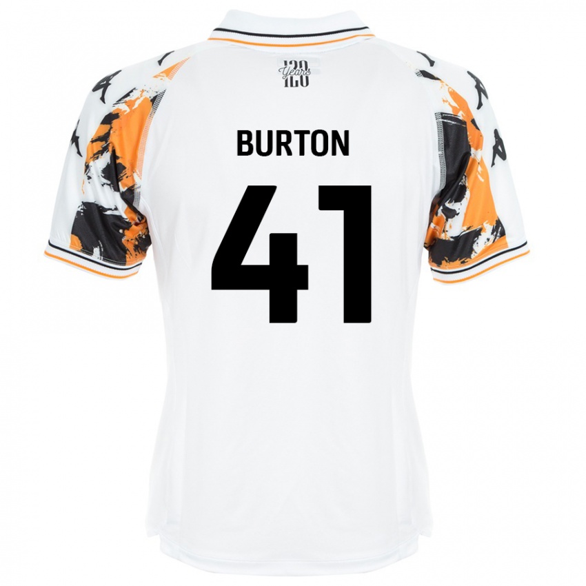 Niño Camiseta Jess Burton #41 Blanco 2ª Equipación 2024/25 La Camisa México