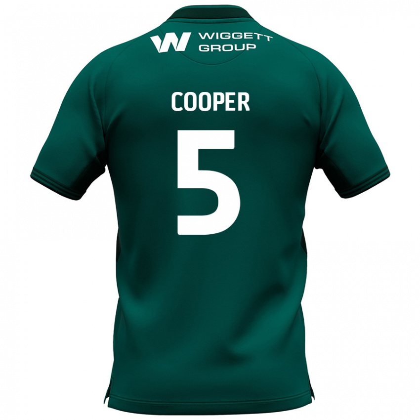 Niño Camiseta Jake Cooper #5 Verde 2ª Equipación 2024/25 La Camisa México