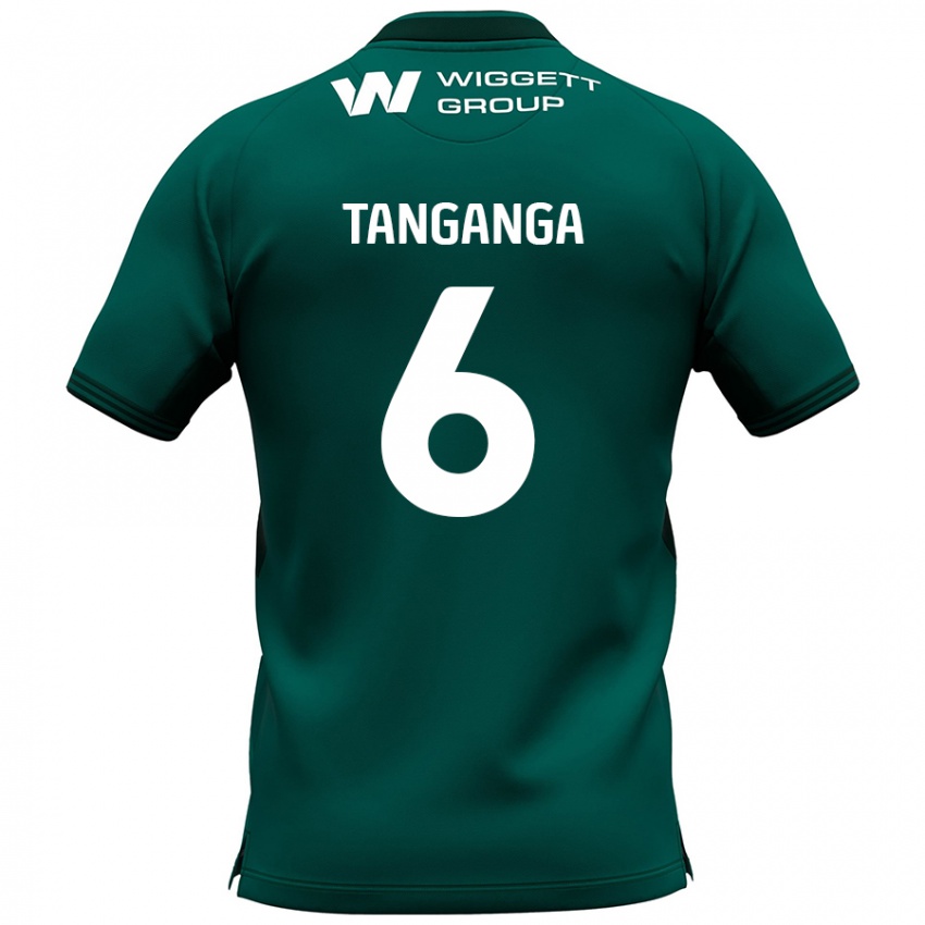 Niño Camiseta Japhet Tanganga #6 Verde 2ª Equipación 2024/25 La Camisa México