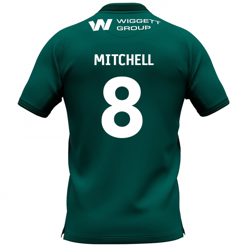 Niño Camiseta Billy Mitchell #8 Verde 2ª Equipación 2024/25 La Camisa México