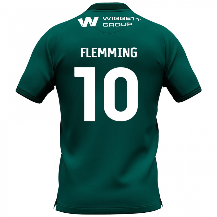 Niño Camiseta Zian Flemming #10 Verde 2ª Equipación 2024/25 La Camisa México