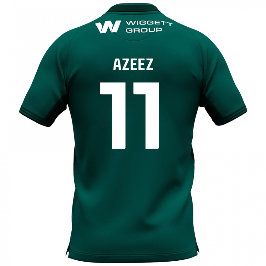 Niño Camiseta Femi Azeez #11 Verde 2ª Equipación 2024/25 La Camisa México