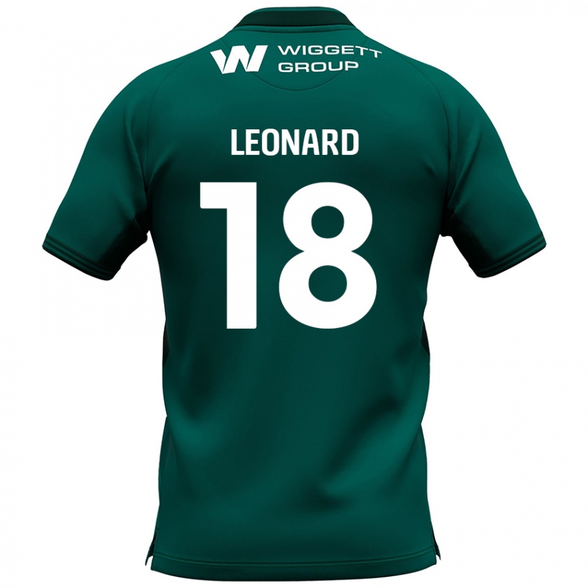 Niño Camiseta Ryan Leonard #18 Verde 2ª Equipación 2024/25 La Camisa México