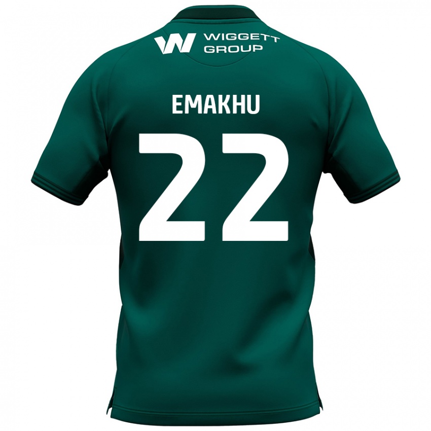 Niño Camiseta Aidomo Emakhu #22 Verde 2ª Equipación 2024/25 La Camisa México