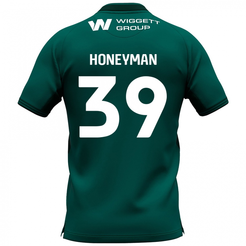 Niño Camiseta George Honeyman #39 Verde 2ª Equipación 2024/25 La Camisa México