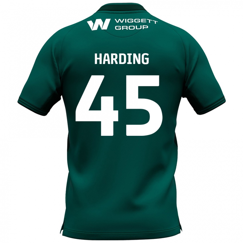 Niño Camiseta Wes Harding #45 Verde 2ª Equipación 2024/25 La Camisa México