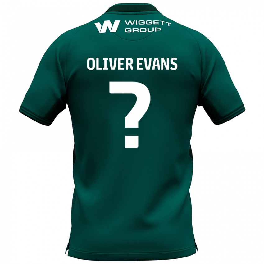 Niño Camiseta Oliver Evans #0 Verde 2ª Equipación 2024/25 La Camisa México