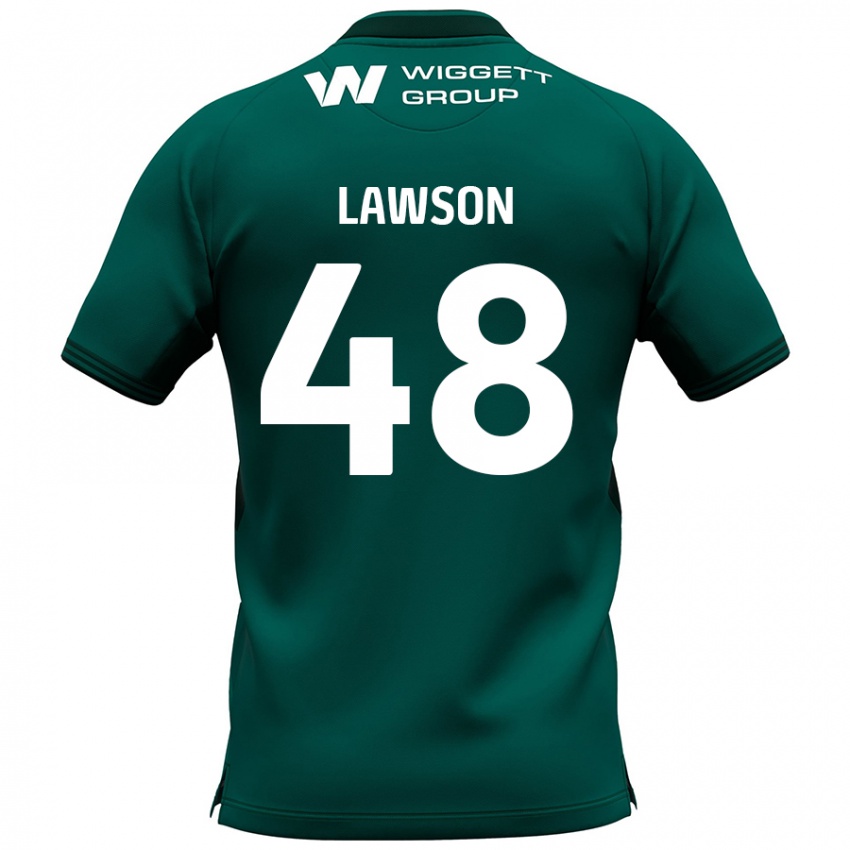 Niño Camiseta Sha'mar Lawson #48 Verde 2ª Equipación 2024/25 La Camisa México