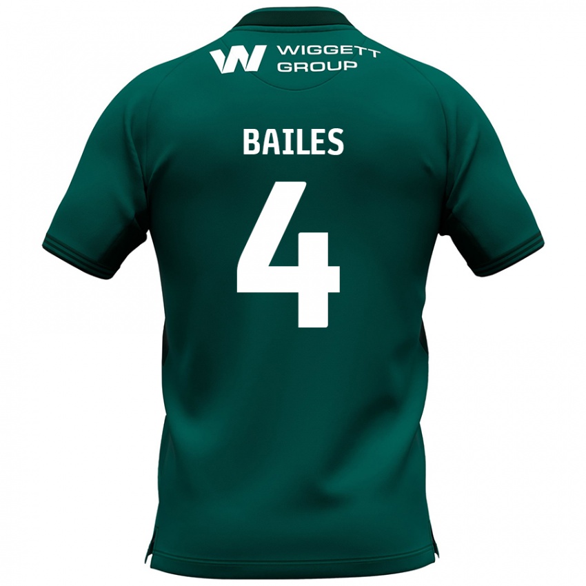 Niño Camiseta Freya Bailes #4 Verde 2ª Equipación 2024/25 La Camisa México