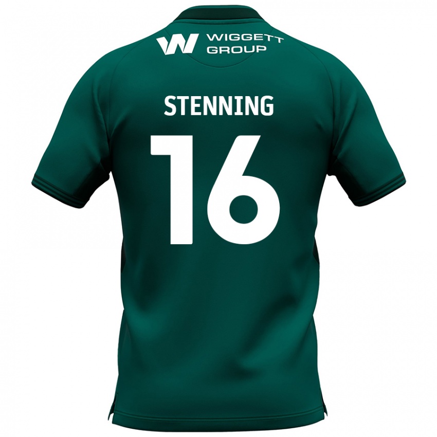 Niño Camiseta Ellie Stenning #16 Verde 2ª Equipación 2024/25 La Camisa México