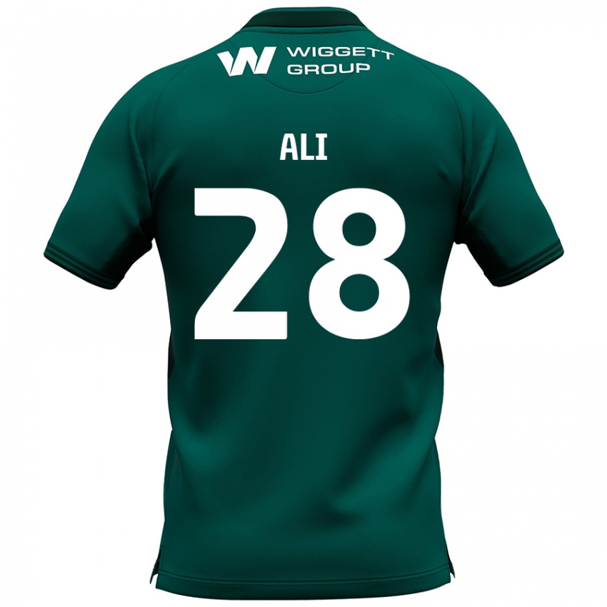 Niño Camiseta Francesca Ali #28 Verde 2ª Equipación 2024/25 La Camisa México