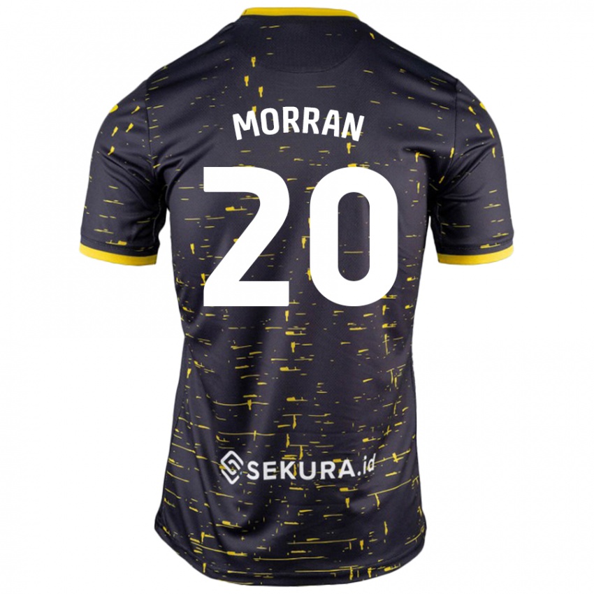 Niño Camiseta Eloise Morran #20 Negro Amarillo 2ª Equipación 2024/25 La Camisa México