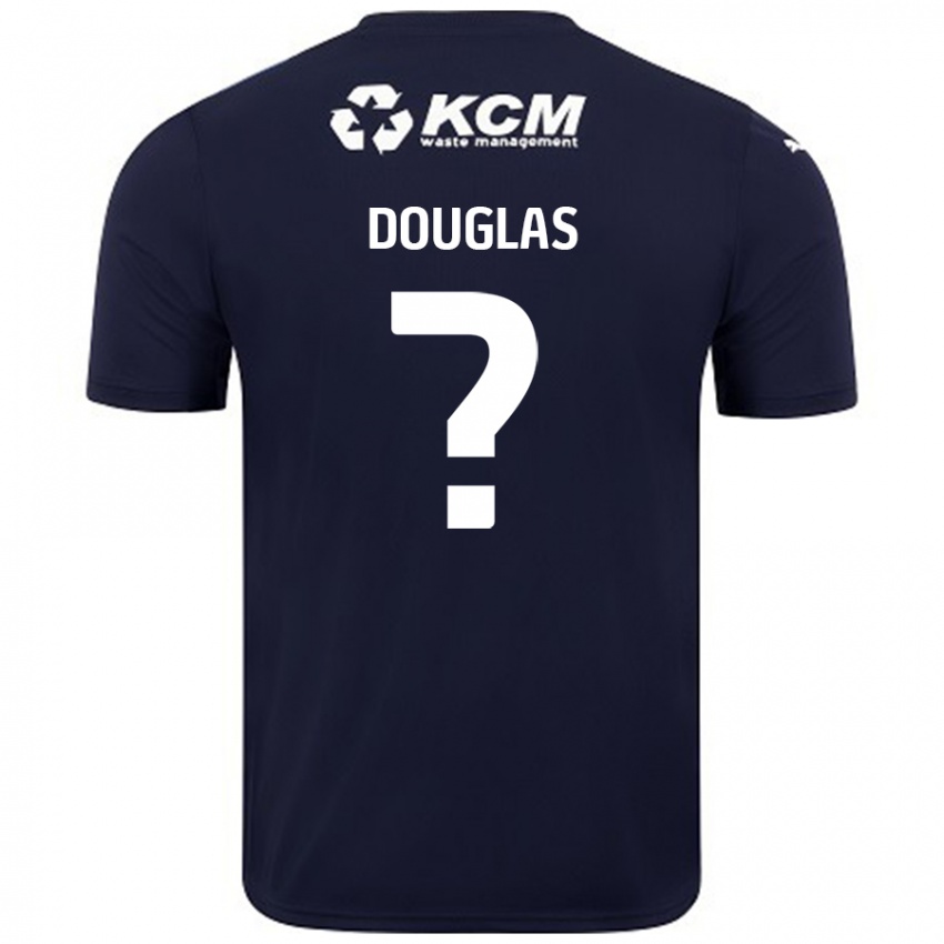 Niño Camiseta Hamish Douglas #0 Azul Marino 2ª Equipación 2024/25 La Camisa México