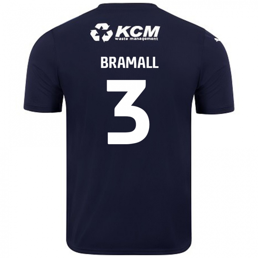 Niño Camiseta Cohen Bramall #3 Azul Marino 2ª Equipación 2024/25 La Camisa México