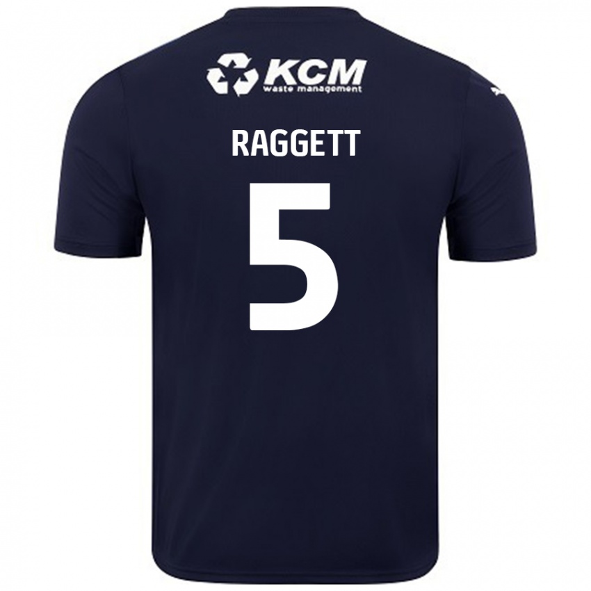 Niño Camiseta Sean Raggett #5 Azul Marino 2ª Equipación 2024/25 La Camisa México