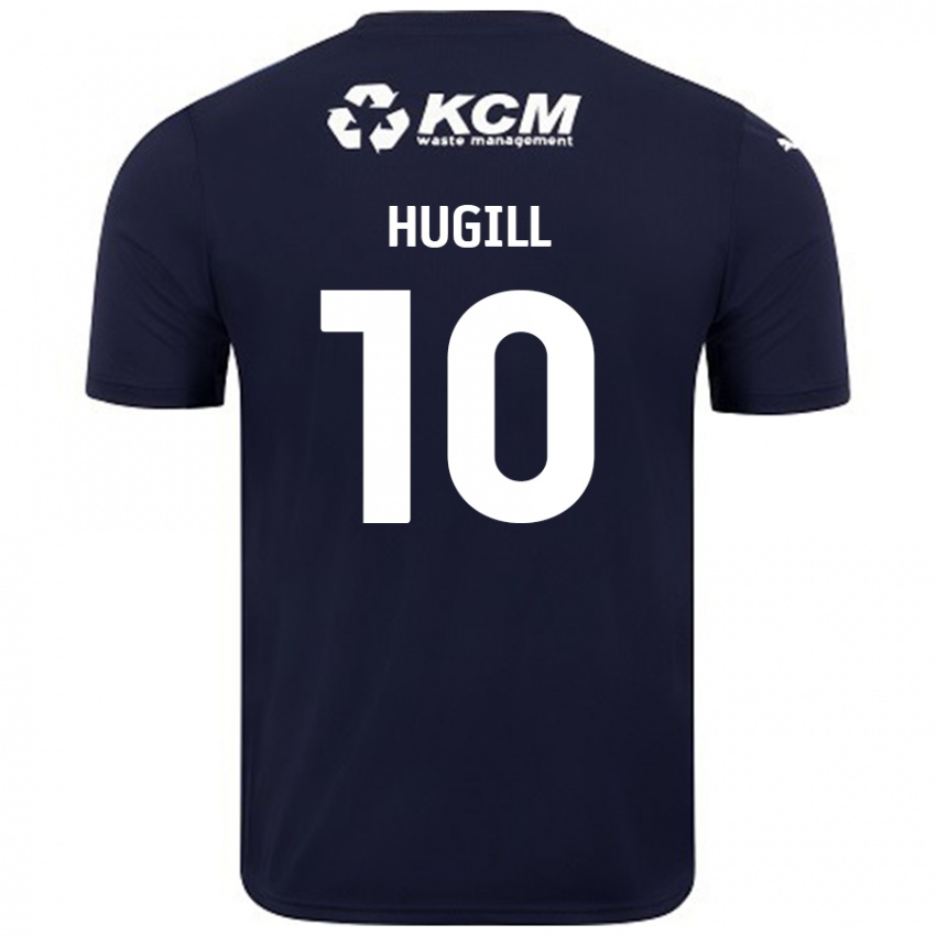 Niño Camiseta Jordan Hugill #10 Azul Marino 2ª Equipación 2024/25 La Camisa México