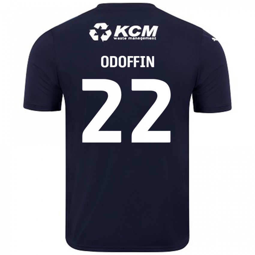 Niño Camiseta Hakeem Odoffin #22 Azul Marino 2ª Equipación 2024/25 La Camisa México