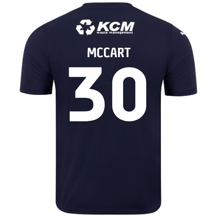 Niño Camiseta Jamie Mccart #30 Azul Marino 2ª Equipación 2024/25 La Camisa México