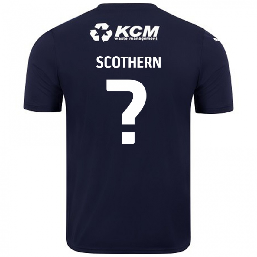 Niño Camiseta Ben Scothern #0 Azul Marino 2ª Equipación 2024/25 La Camisa México