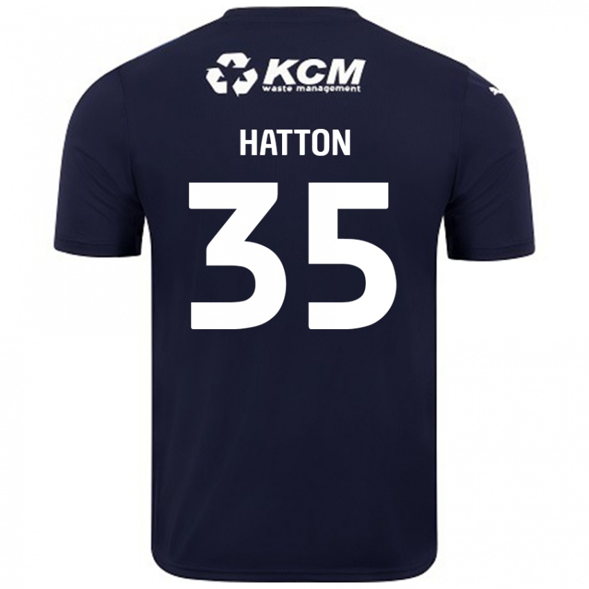 Niño Camiseta Ben Hatton #35 Azul Marino 2ª Equipación 2024/25 La Camisa México