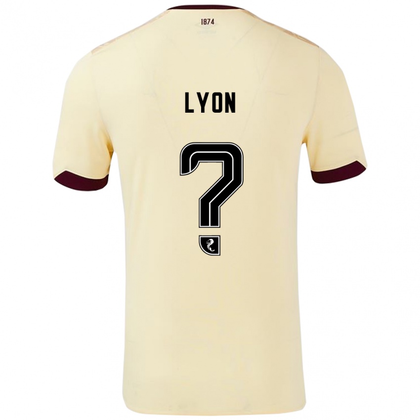 Niño Camiseta Jack Lyon #0 Crema Burdeos 2ª Equipación 2024/25 La Camisa México