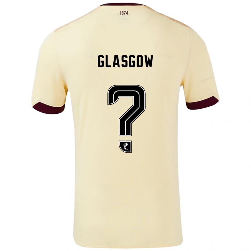 Niño Camiseta Euan Glasgow #0 Crema Burdeos 2ª Equipación 2024/25 La Camisa México