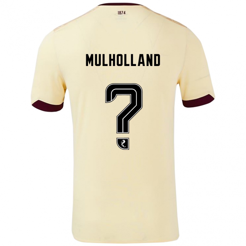 Niño Camiseta James Mulholland #0 Crema Burdeos 2ª Equipación 2024/25 La Camisa México