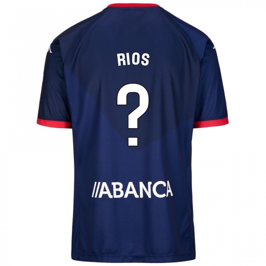 Niño Camiseta Hugo Rios #0 Azul Marino 2ª Equipación 2024/25 La Camisa México