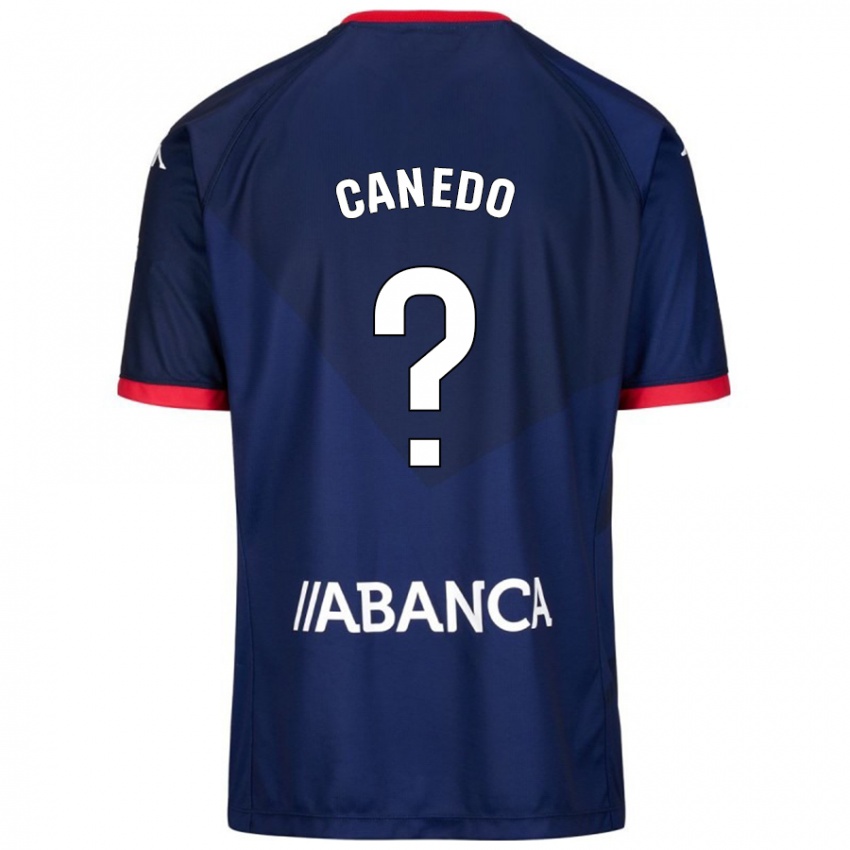 Niño Camiseta Damián Canedo #0 Azul Marino 2ª Equipación 2024/25 La Camisa México