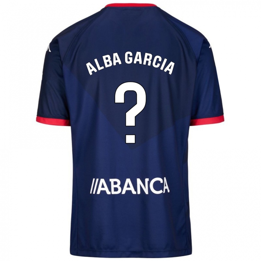 Niño Camiseta Lucía Alba García #13 Azul Marino 2ª Equipación 2024/25 La Camisa México