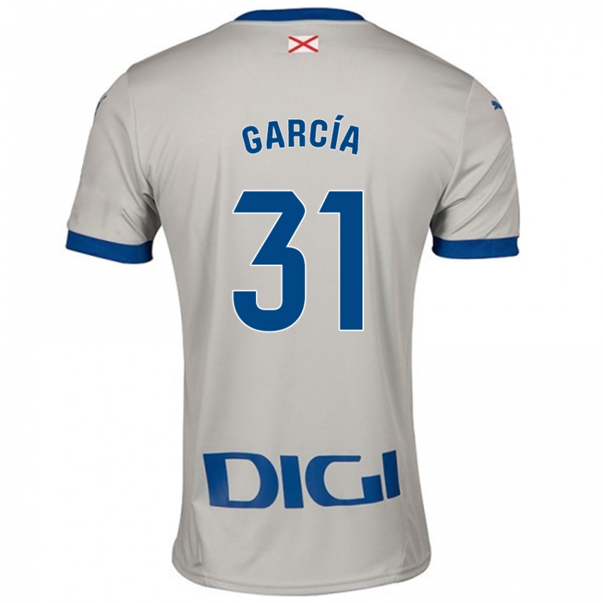 Niño Camiseta Gaizka García #31 Gris Claro 2ª Equipación 2024/25 La Camisa México