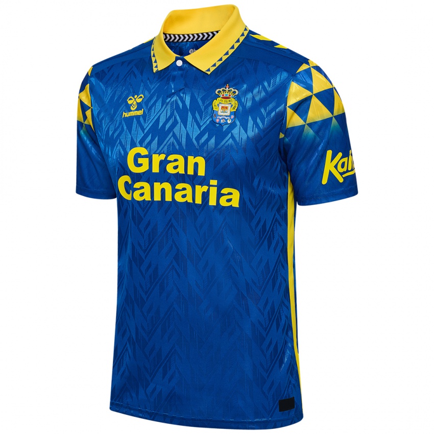 Niño Camiseta Su Nombre #0 Azul Amarillo 2ª Equipación 2024/25 La Camisa México