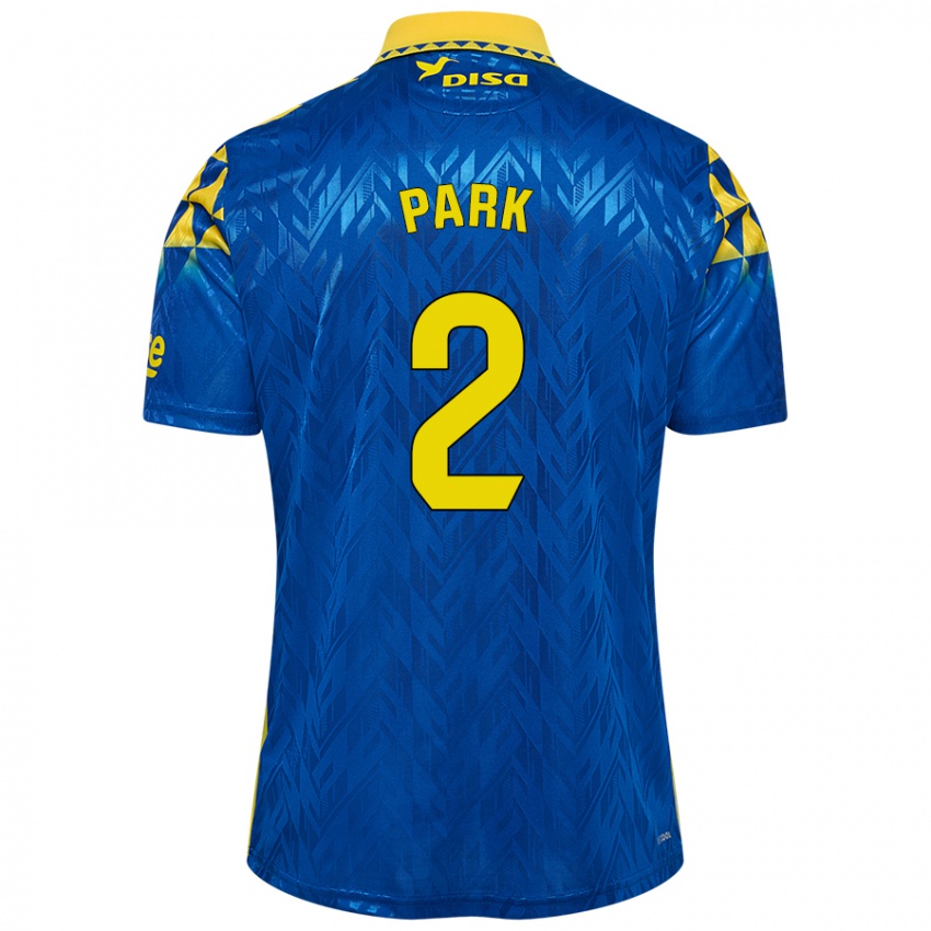 Niño Camiseta Marvin Park #2 Azul Amarillo 2ª Equipación 2024/25 La Camisa México