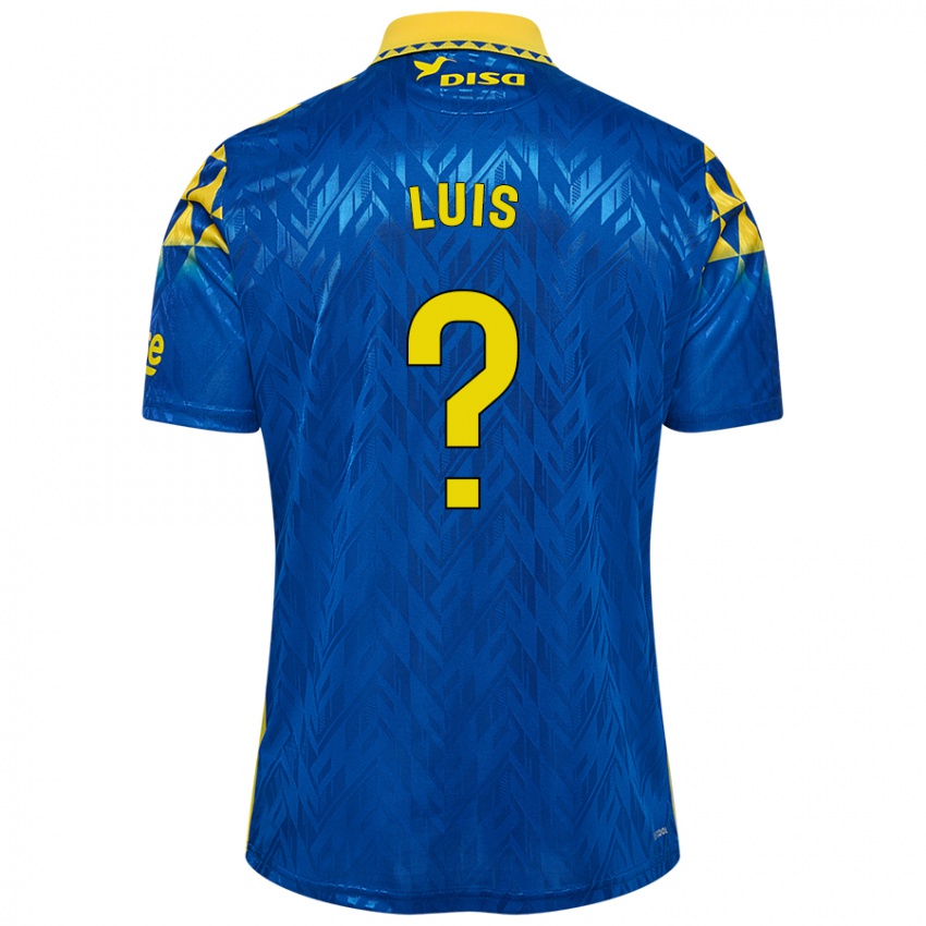 Niño Camiseta Ryan Luis #0 Azul Amarillo 2ª Equipación 2024/25 La Camisa México