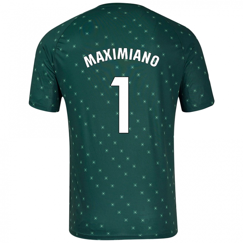 Niño Camiseta Luís Maximiano #1 Verde Oscuro 2ª Equipación 2024/25 La Camisa México