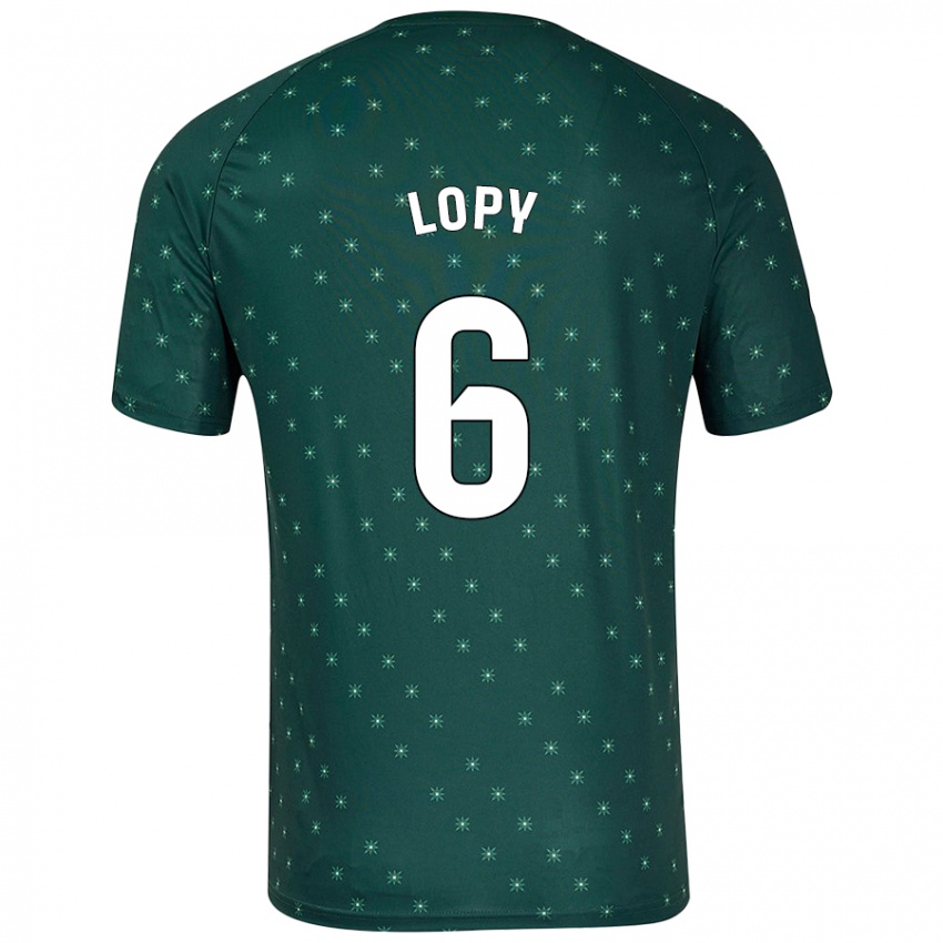 Niño Camiseta Dion Lopy #6 Verde Oscuro 2ª Equipación 2024/25 La Camisa México