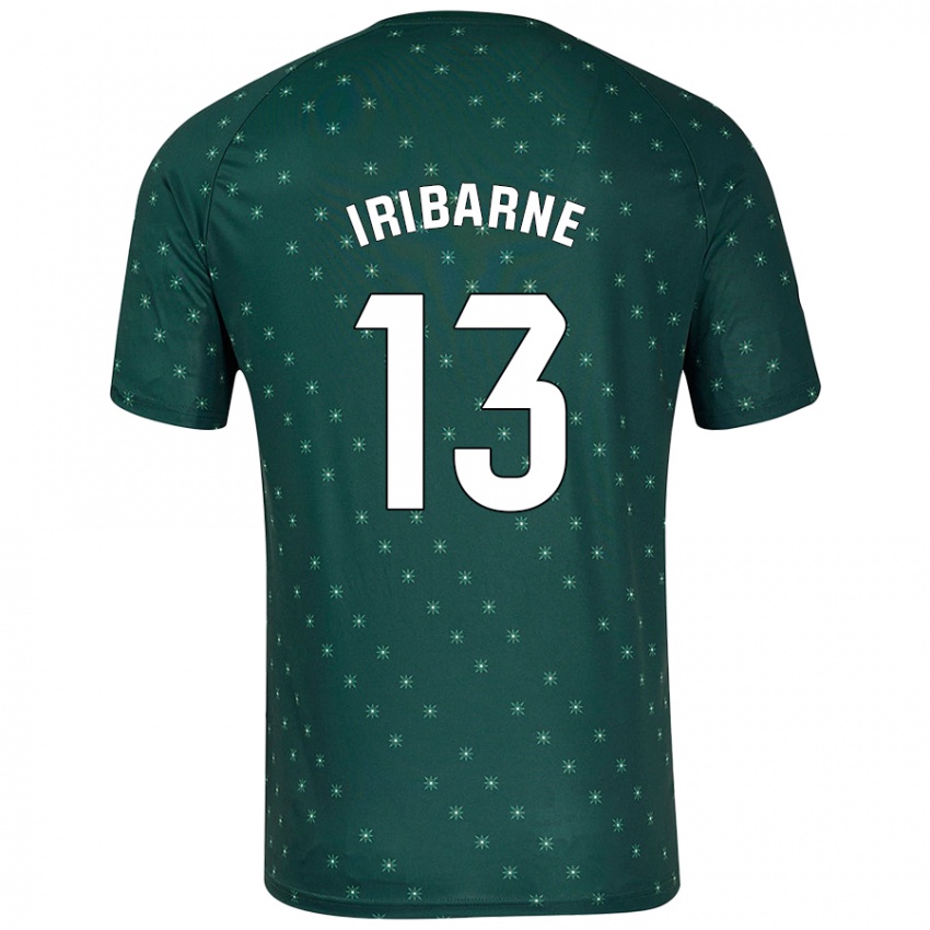 Niño Camiseta Bruno Iribarne #13 Verde Oscuro 2ª Equipación 2024/25 La Camisa México