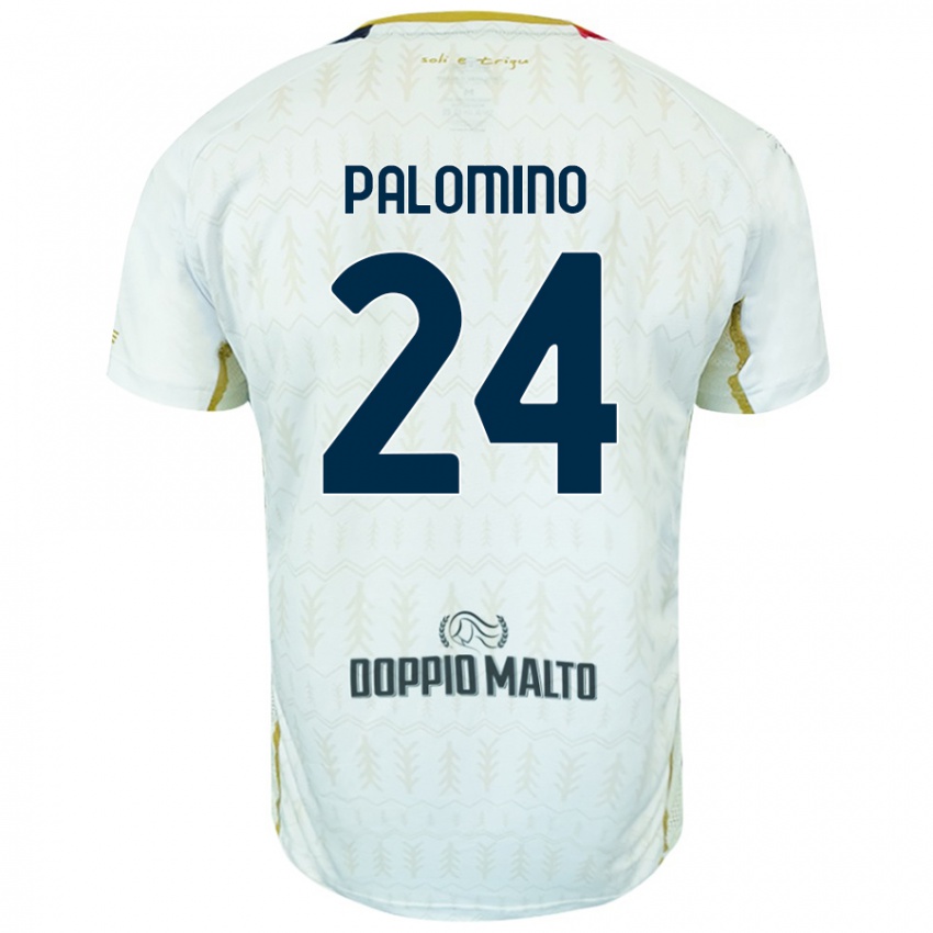 Niño Camiseta José Luis Palomino #24 Blanco 2ª Equipación 2024/25 La Camisa México