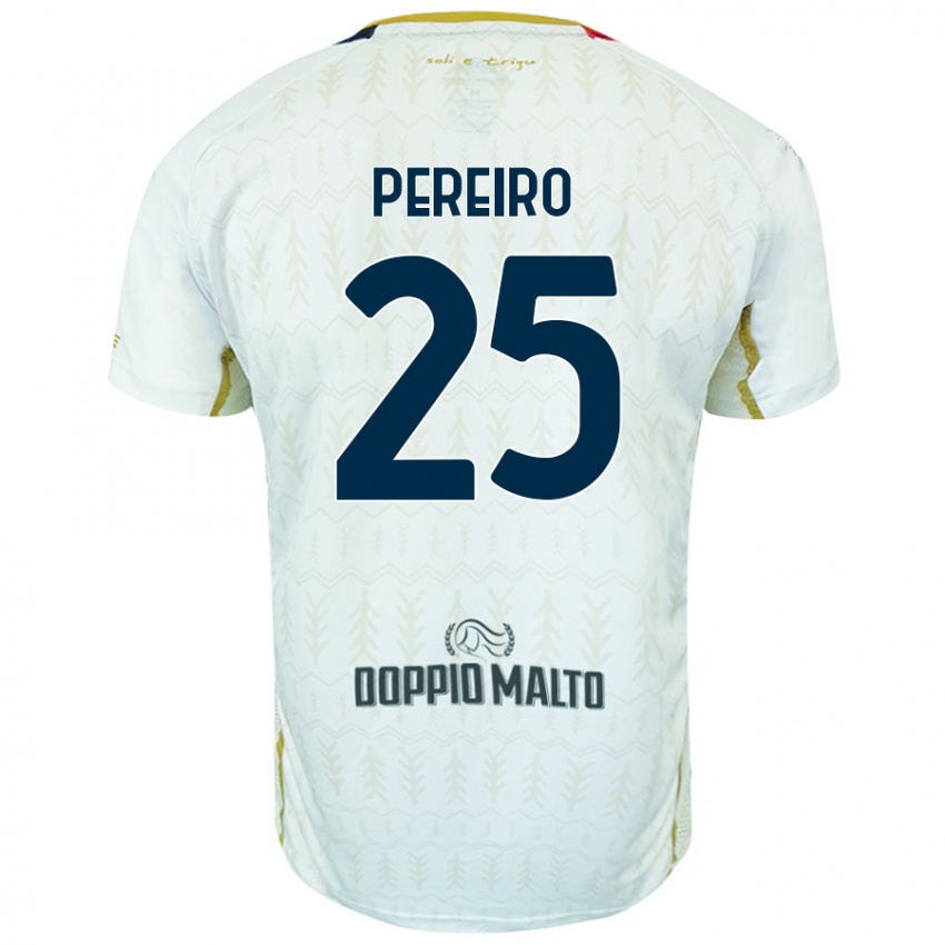 Niño Camiseta Gastón Pereiro #25 Blanco 2ª Equipación 2024/25 La Camisa México