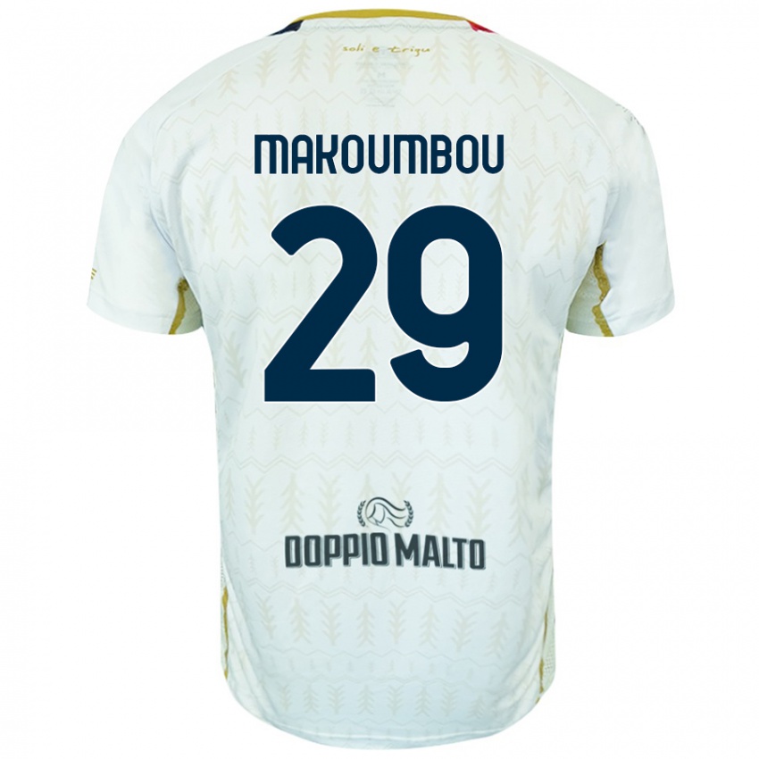 Niño Camiseta Antoine Makoumbou #29 Blanco 2ª Equipación 2024/25 La Camisa México