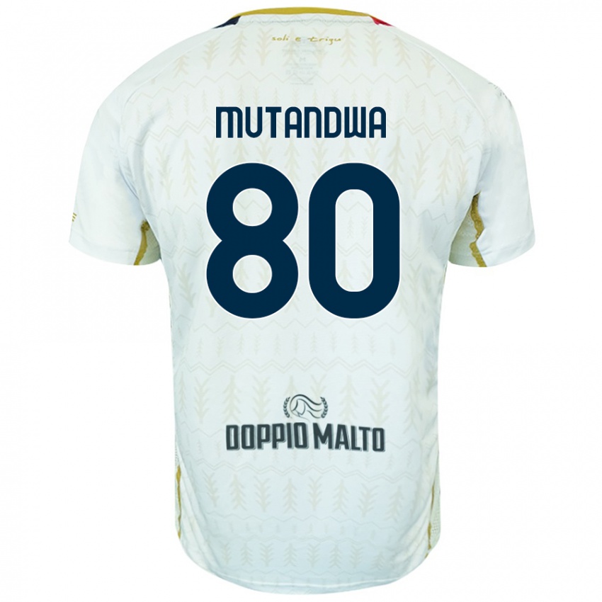 Niño Camiseta Kingstone Mutandwa #80 Blanco 2ª Equipación 2024/25 La Camisa México